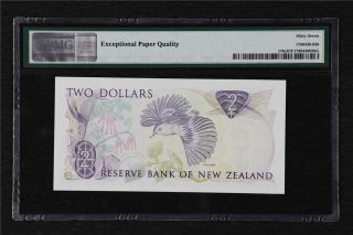1981 - 92 Zealand Reserve Bank 2 Dollars Pick 170c PMG 67 EPQ Gem UNC 2