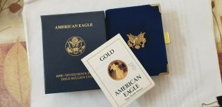 1988 - P $5 1/10 Oz.  Proof American Gold Eagle W/ogp &