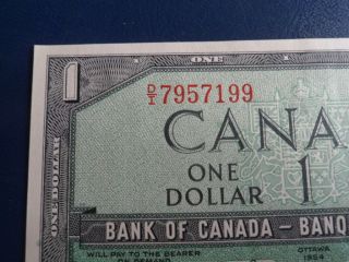 1954 Canada 1 Dollar Bank Note - Lawson/Bouey - DI7957199 - AU - UNC Cond.  19 - 265 3