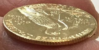 1914 D Indian Head $2.  50 Quarter Eagle Gold Coin 6