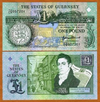 Guernsey,  1 Pound,  Nd (2013),  P - 62,  Unc Limited Issue Commemorative