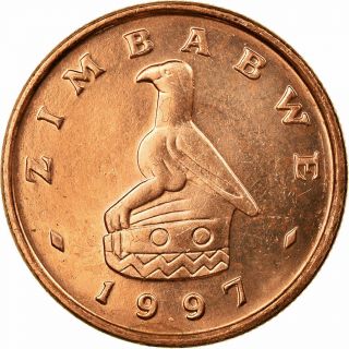 [ 720763] Coin,  Zimbabwe,  Cent,  1997,  Au (55 - 58),  Bronze Plated Steel,  Km:1a