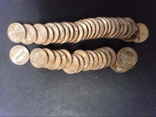 1972 D Bu Lincoln Cent Roll - Uncirculated - Copper Penny Roll