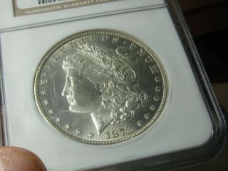 1878 - Cc Ngc Ms - 63 A Undergraded Gem To Me - Its Got Semi Pl Surfaces