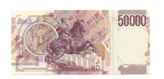BANK OF ITALY,  50000 LIRE 1992,  UNC 2