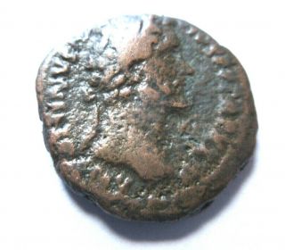 As Of Antoninus Pius Rv.  Emperor In Temple With Two Column