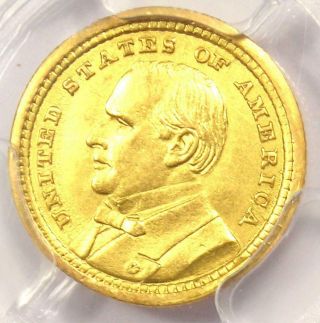 1903 Mckinley Louisiana Purchase Gold Dollar Coin G$1 - Pcgs Au Details