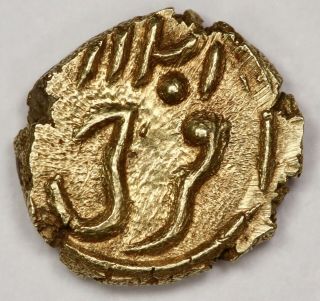 Mysore: Tipu Sultan,  Gold Fanam (0.  36g),  Farrukhi,  Am 1218,  Km - 58