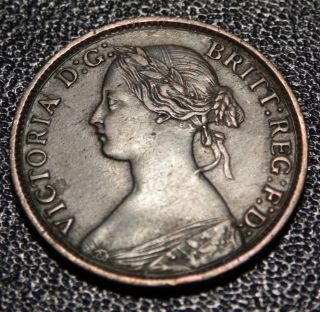 1864 Nova Scotia 1/2 Cent - Victoria - Xf - Au