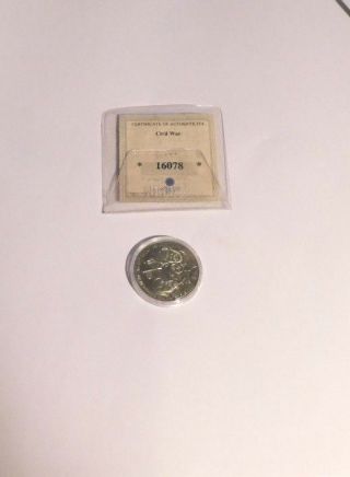 Civil War Commemorative $5 American Coin 2000 Republic of Liberia 03345 3