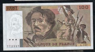 100 Francs Delacroix 1990 Xf