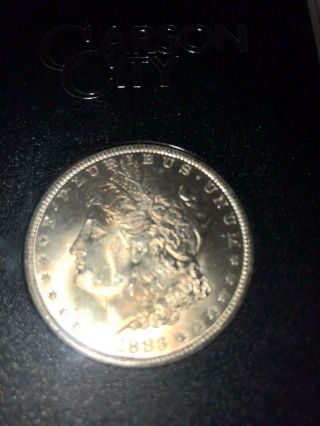 1883 CC Morgan Silver Dollar in GSA Box Carson City 3
