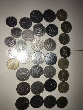 1,  045 Icelandic Krona Kronurs Kr 34 Coins