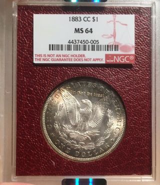 1883 - CC NGC MS64 Paramount International Morgan Silver Dollar 2