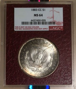 1883 - CC NGC MS64 Paramount International Morgan Silver Dollar 8