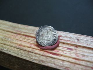 Marcianus 450 - 457 Ad Silver 1/2 Siliqua 0,  75 Gr.  Salus Rei Pvi Cons Large Bust