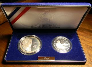 1993 Bill of Rights Commemorative Silver 2 Coin Proof Set 3