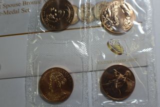 2012 First Spouse Bronze Medal 4 Coin Set 4