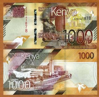 Kenya,  1000 Shillings,  2019,  P -,  Zz - Prefix,  Unc Design,  Replacement