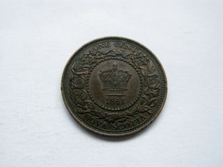 1861 Nova Scotia One Cent 2
