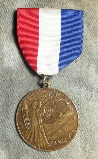 Scd Hk - 896,  World War I Peace Medal,  Type I With Integral Loop Rarity - 5