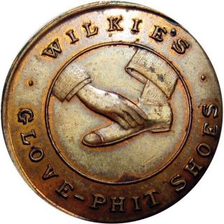 Pre 1933 Windsor Ontario Canada Good Luck Swastika Token Glove Phit Shoes