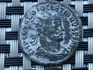 ROMAN EMPIRE - DIOCLETIAN 284 - 305 AD AE ANTONINIANUS SILVERED ANCIENT ROMAN COIN 3