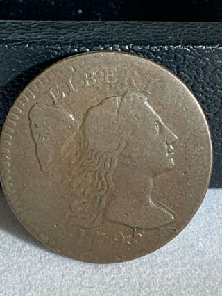 1795 Liberty Cap Large Cent - Plain Edge and One Cent in High Position 2