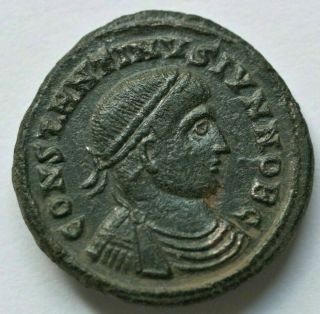 Constantine Ii.  As Caesar,  A.  D.  317 - 337.  Ae 3.  30gr;20mm.  Heraclea.