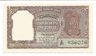 India Rs 2,  Brilliant Uncirculated,  Released On 18th Jul,  1962,  P C Bhattacharya,