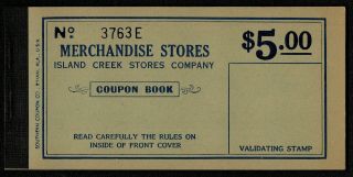 Spitzbergen Island Creek Stores Co.  5 Dollars Nd (1911) Unc Complet Booklet