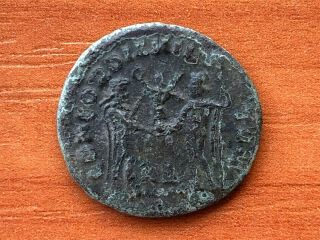 Roman Empire - Diocletian 284 - 305 AD AE Antoninianus Ancient Roman Coin 3