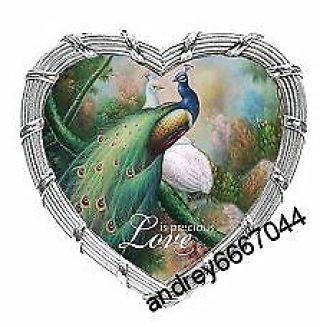 Silver Peacocks Coin (always With You)