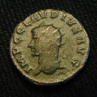 Æ Antoninianus Emperor Claudius Ii Rv Virtvs Avg 3.  58 Grams 20mm Antioch Ad 268
