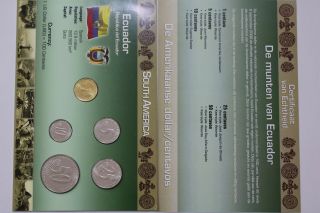 Ecuador Coin Set With B18 Can1