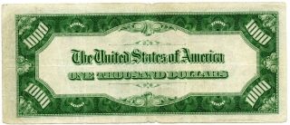 Series 1934 - A US $1000 Federal Reserve Note | Fine 2