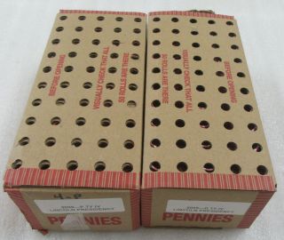 2009 Lincoln $25 Bu Red Boxes Of Both P & D Presidency Cents