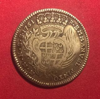 Order Of Malta - 1761 15 Tari Vf (silver)