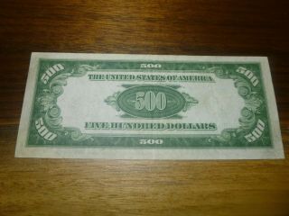 1934A $500 FIVE HUNDRED DOLLAR BILL Kansas City 2