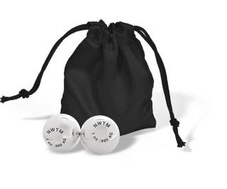 . 999 Fine.  999 Silver Balls 1 Oz Each With Silk Bag 2 X 1oz Bullion Gift