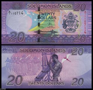 Solomon Islands - 20 Dollars Nd (2017) Unc,  Pick