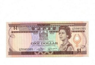 Bank Of Fiji 1 Dollar 1980 Xf