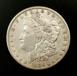 1886 O Morgan Silver Dollar A