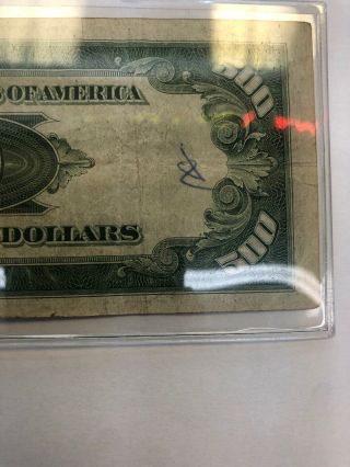 $500 Dollar Bill 1934 A 7