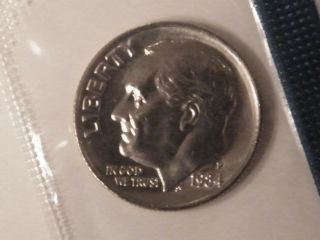 1980 - 1981 1984 - 1989 P D Roosevelt Dimes BU Cello Run Decade Set 16 US Coins 5