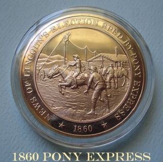 1860 Pony Express,  Lincoln 