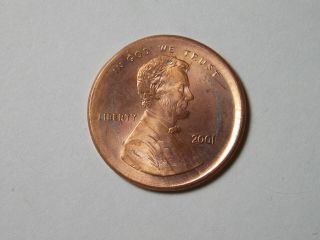 2000 P Lincoln Memorial Cent Penny Broadstrike Error BU Uncirculated ...