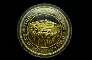 5 Troy Oz.  999 Silver Commemorative Coin Echo Bay Mines Auc9