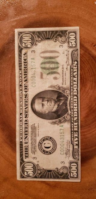 1934a 500 Dollar Bill