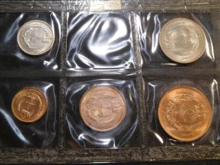 U53 Libya 1956 5 Coin Set